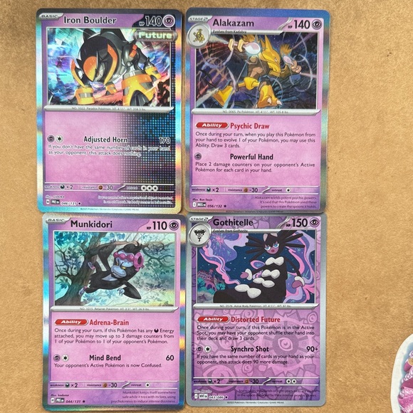 10 Rare Psychic Pokemon Trading Cards - All Holo or Reverse Holo - Picture 8 of 12